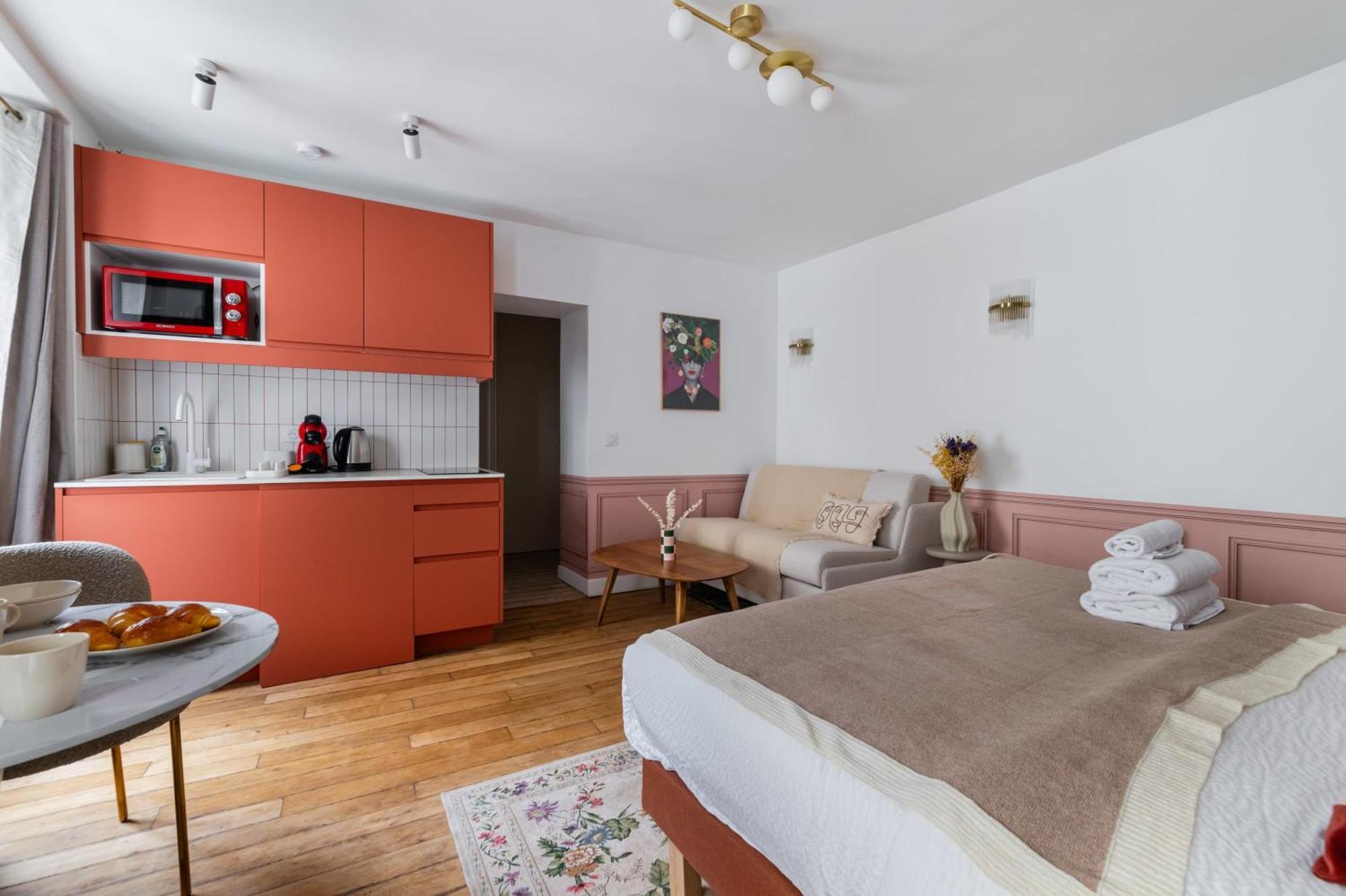 Grand Studio Refait A Neuf Paris 16 - 4P - Flat-Guest Esterno foto